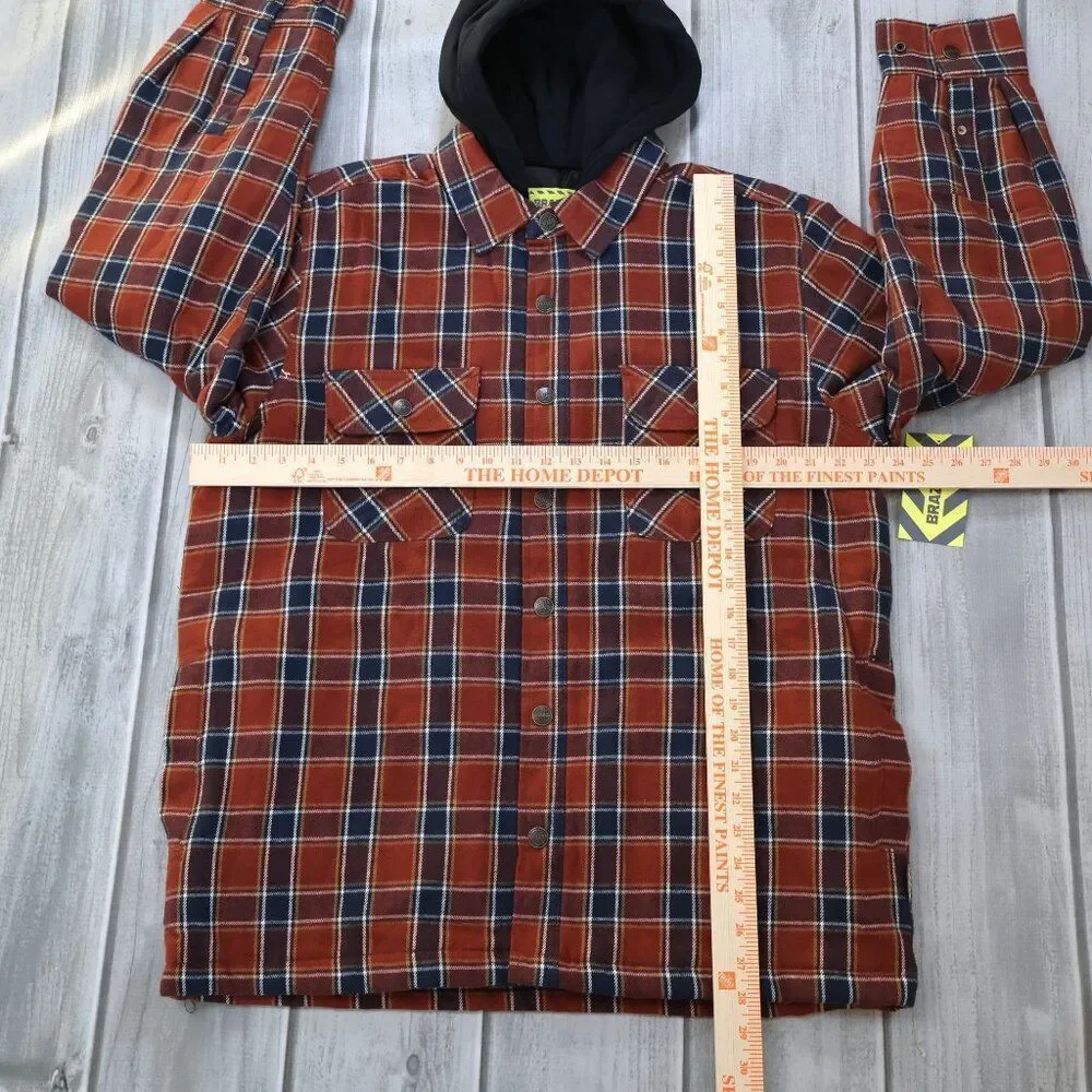 NEW Brazos Men's Blacksmith Insulated Hooded Jacket